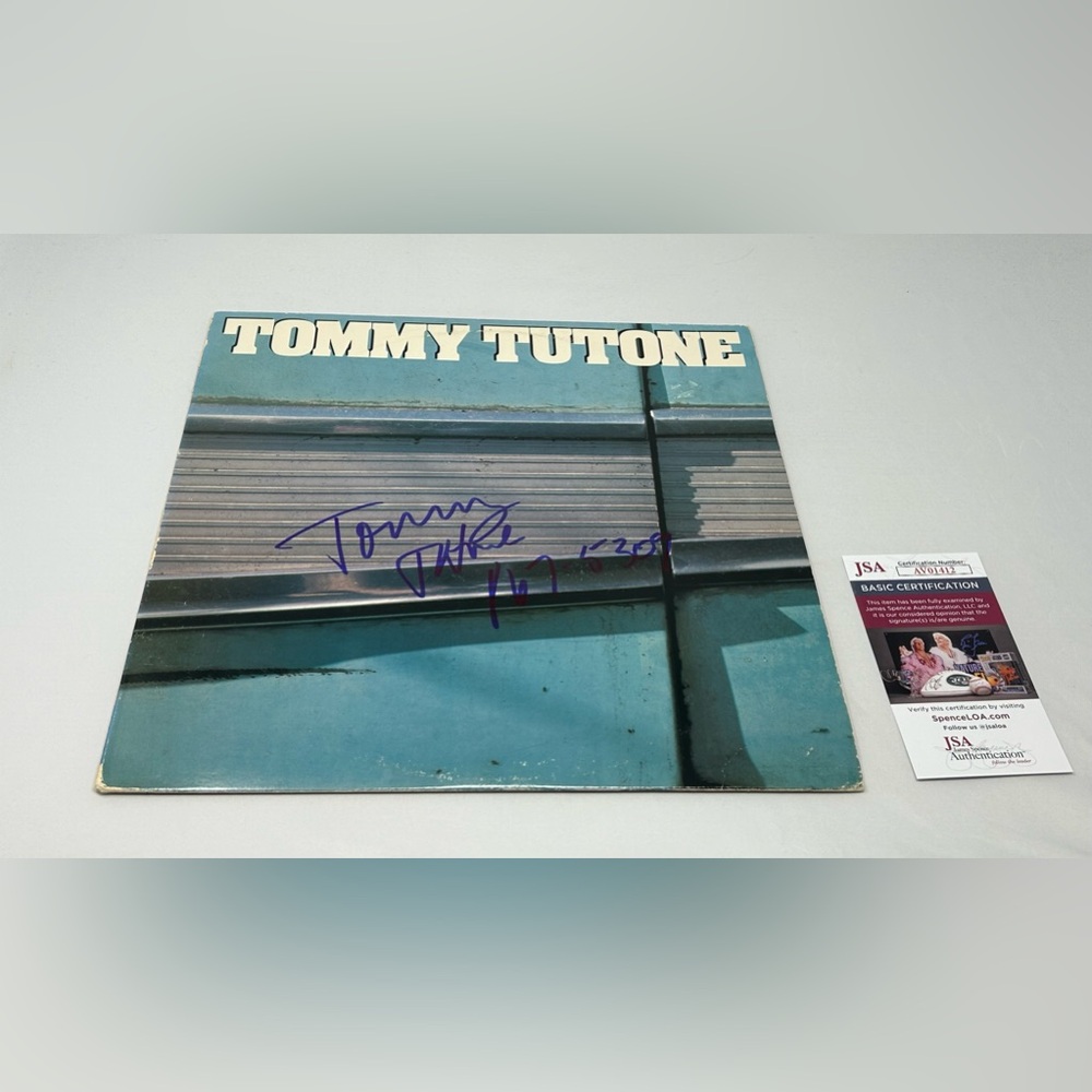 Tommy Tutone signed Album JSA COA‎